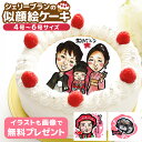 【 10%OFF クーポン 配布 + ポイント10倍 】 7/11 1:59まで 似顔絵 ケーキ デコレーションケーキ 4号 5号 6号 誕生日 子供 還暦 バースデーケーキ 記念日 お祝い 内祝い ギフト サプライズ 贈り物 プレート メッセージ 家族 プレゼント 感謝 冷凍 送料無料 シェリーブラン
