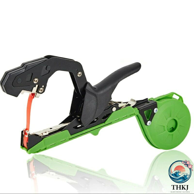 【全品2点で5%OFF】誘引結束機 誘引テープ 園芸 植物枝 結束機 手結束ツール 家庭用 植物テープ結束機 園芸用品 家庭菜園 果樹用 片手 固縛 軽量 簡単 釘付き テープ付き 野菜結束機