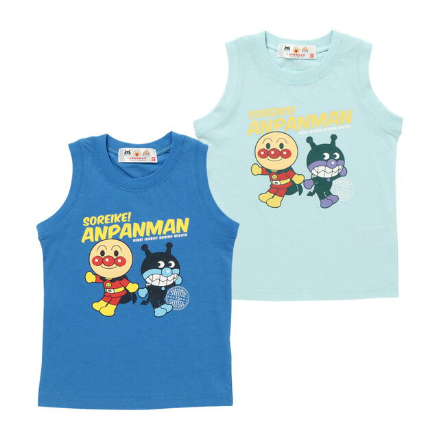 【本体綿100％】2022年 夏物 アンパンマン 天竺 ランクルー Anpanmanのサムネイル