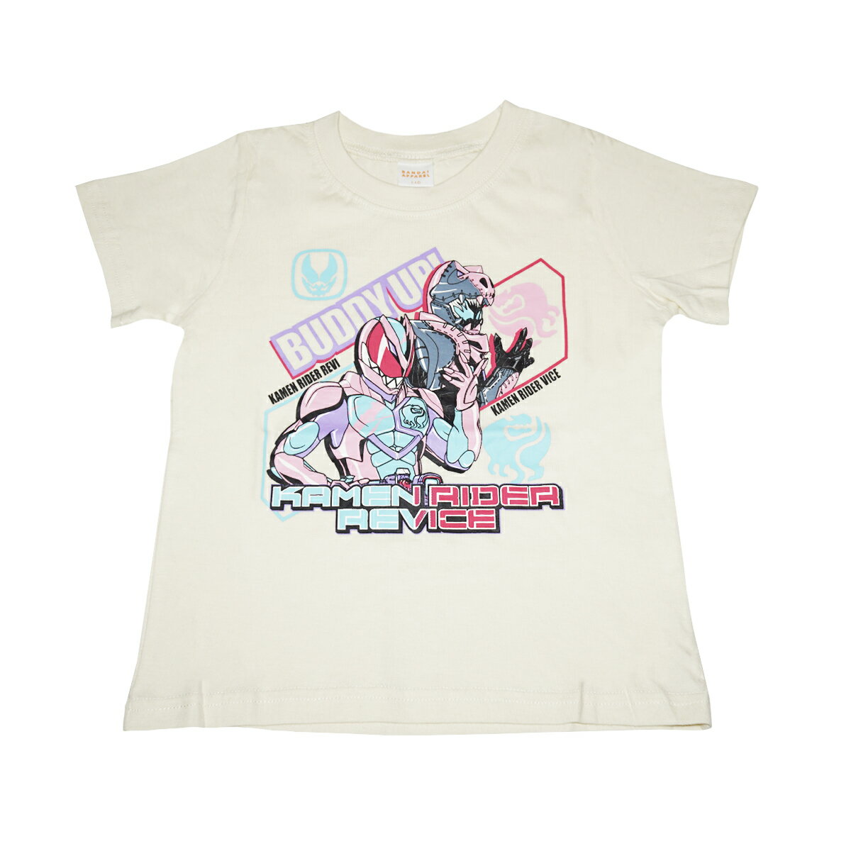 【本体綿100％】2022年 夏物 仮面ライダー リバイス REVICE 天竺 半袖Tシャツ