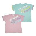 2023年 夏物 コンバースガールズ CONVERSE GIRLS 天竺 半袖Tシャツ