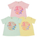 【本体綿100%】2025年 夏物 アンパンマン 天竺 ドキンコキン 横向き柄 半袖Tシャツ Anpanman