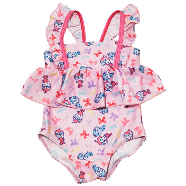 2025年 夏物 アンパンマン 女児 ワンピース水着 Anpanmanのサムネイル