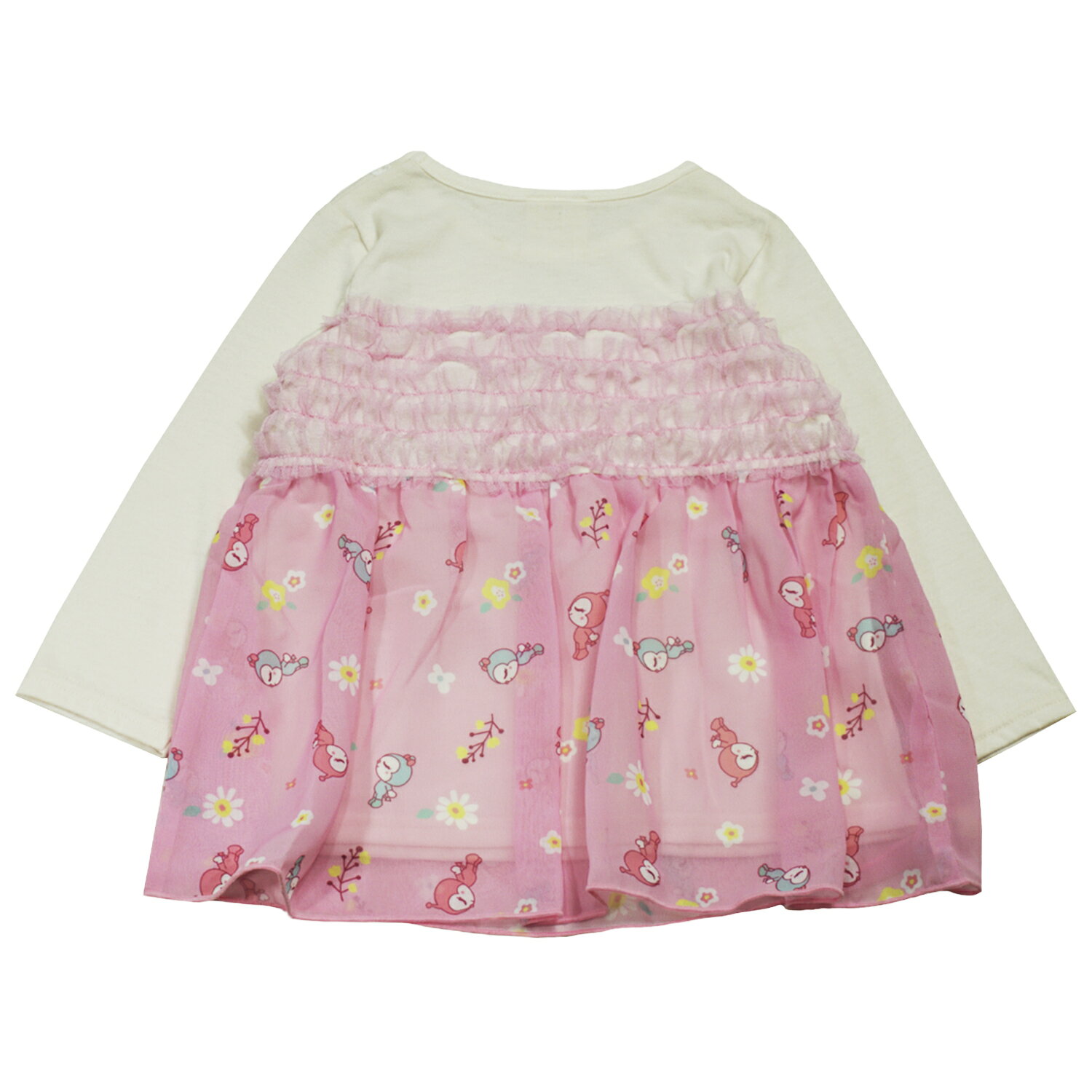 アンパンマンベビー 天竺 ドキンコキン キャミフェイク 長袖Tシャツ