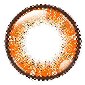 コスプレカラコン パーフェクトワンデーフルブルーム【モカラ】 1箱6枚入り 度あり 度なし 高発色 UVカット コスプレイヤー 男装 女装 推し フェス イベント ハロウィン デカ目 盛れる 黒目がち オレンジカラコン 橙色 ハニーオレンジ 橙目 橙眼 アンバー 気品 優雅