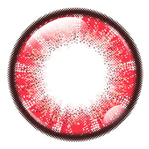 コスプレカラコン パーフェクトワンデーフルブルーム【ローズ】 1箱6枚入り 度あり 度なし 高発色 UVカット コスプレイヤー 男装 女装 推し フェス イベント ハロウィン デカ目 盛れる 黒目がち レッドカラコン 赤色 バラ ローズピンク ローズレッド 赤目 赤眼 隻眼