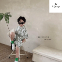 ペイズリー セットアップ ペイズリー柄 半袖 ショートパンツ キッズ 子供服 夏服 秋服 お祭り イベント 男の子 女の子 90 100 110 120 130...