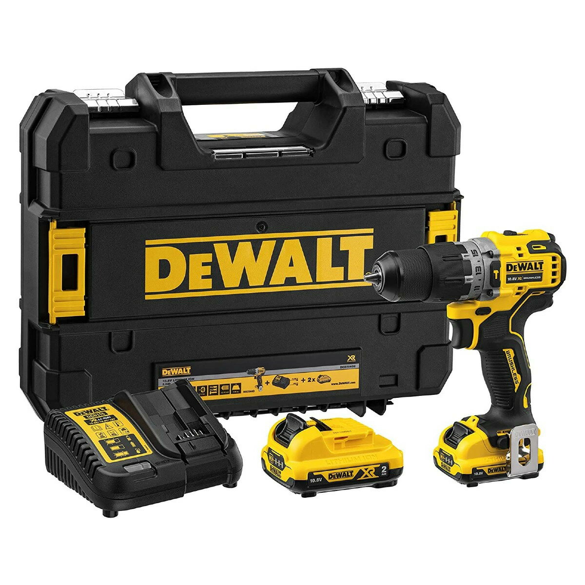 �ǥ������ DeWALTDCD706D2-JP 10.8V����ѥ��ȥ��꡼�� ���֥饷�쥹����ư�ɥ��ɥ饤�С�