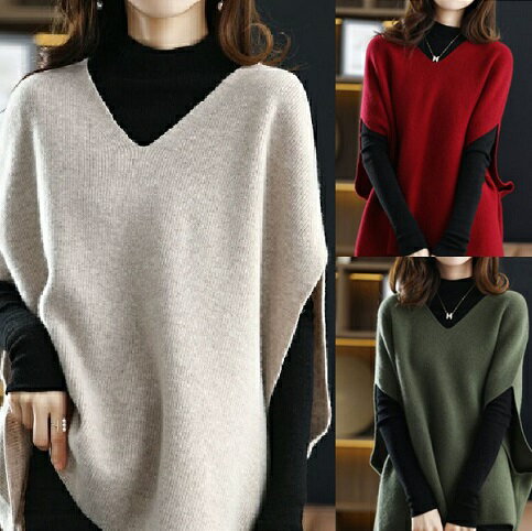 ベスト ニット vネック シンプル（3カラー）【シンプル 秋冬】【メール便OK】【メール便送料無料】