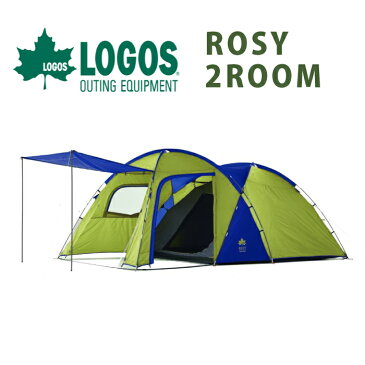 テント ロゴス ロージー ツールーム 2ルームテント 4人用　logos インスタント キャビン キャンプ ルーフ 屋根 スクリーンタープ