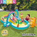 キッズ向けプールはこちら インテックス スクエア　フレームプール プール用品はこちらです！ intex Dinoland Play Center &nbsp;商品名 インテックス ディノランドプレイセンター &nbsp;サイズ 本体：&#160;297cm×229cm×112cm &nbsp;重量 ●15kg &nbsp;付属品 ○リペアパッチ &nbsp;注水量 280L &nbsp;製造者 INTEX　インテックス &nbsp;&nbsp;対象年齢 3歳以上 &nbsp;カテゴリ カテゴリトップ&#160;&gt;&#160; おもちゃ・絵本 &#160;&gt;&#160; プール用具&#160;&gt;&#160; ビニールプール/INTEX・SWIMLINE COMMENT ■みんな大好きすべり台 ■メインプールとサブプールの2つのプール ■ホースにつなぐとシャワーがでる ■付属のボールでボール遊び ■みんなで遊べるボール落とし＆玉入れあそび などの遊びが楽しめるプレイセンター。 お子様の笑顔がこぼれること間違いなし！！世界中で販売されているINTEX社製の商品です。お子様が遊ぶものなので、「フタル酸」を使用していない安全・安心な素材で作られています。対象年齢は3歳以上になります。※製品の不良につきましてはメーカーで確認をし梱包を行っております。倉庫内での確認作業は行っておりません。万一、初期不良等ございましたら、新品との交換対応を行わさせて頂きます。※ お子様だけで遊ばせず、必ず監視者監視のもとで遊ばせてください。