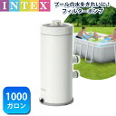 フィルターポンプ インテックス プール 循環ポンプ 大型プール用 1000ガロン C1000 1000gal 浄化フィルター プール ろ過 マイナスイオン IN...