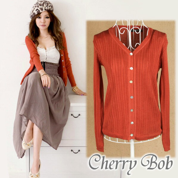 最終値下げ ゆるVネック ニットカーディガン 薄手 万能デザイン 春夏羽織り ストライプ やわらかニット