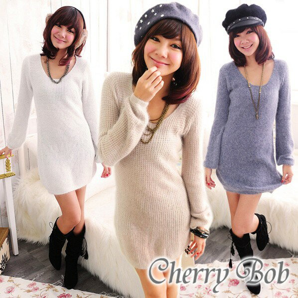 最終値下げアンゴラタッチニットセー...