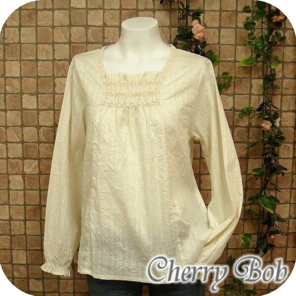 コットンシャツ チュニック ナチュラル フェミニン デコルテシャーリング シンプルデザイン 全2色