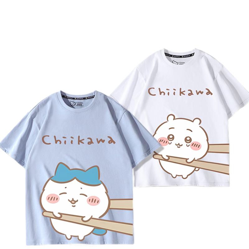 ちいかわ Tシャツ 半袖 うさぎ ハチワレ キャラクター 綿100% 通