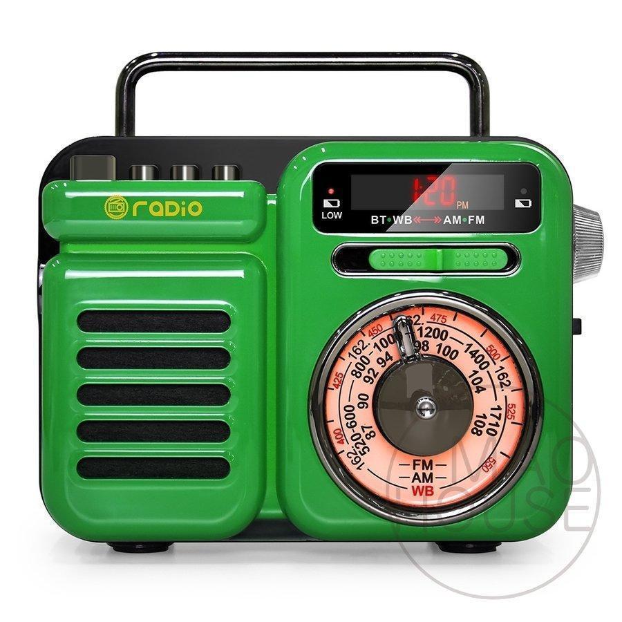 なんと1台7役!!Radio スピーカー bluetooth 小型 4色 防災 モバイルバッテリー マルチレトロラジオ 昭和レトロ 時計 避難用品 cherrytree-10000744 チェリー樹 サンプル画像3
