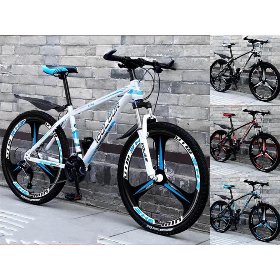 自転車 バイク マウンテンバイク 太いタイヤ 21 24 27 30段変速 24インチ 26インチ 27.5インチスポーツアウトドア メンズ レディース