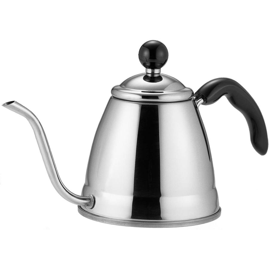 乐天商城 - ドリップポット コーヒーポット 1.0L 日本製 燕三条製 直火 IH対応 細口 ステンレス ケトル コーヒー おしゃれ キャンプ