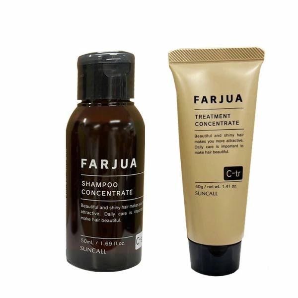 乐天商城 - サンコール ファルジュア シャンプー トリートメント コンセントレート 50ml+40g　お試し