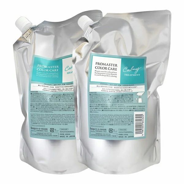 乐天商城 - 【送料無料】ホーユー プロマスター カラーケア ア カーミー シャンプー + トリートメント 1000mL（g） （詰替） セット