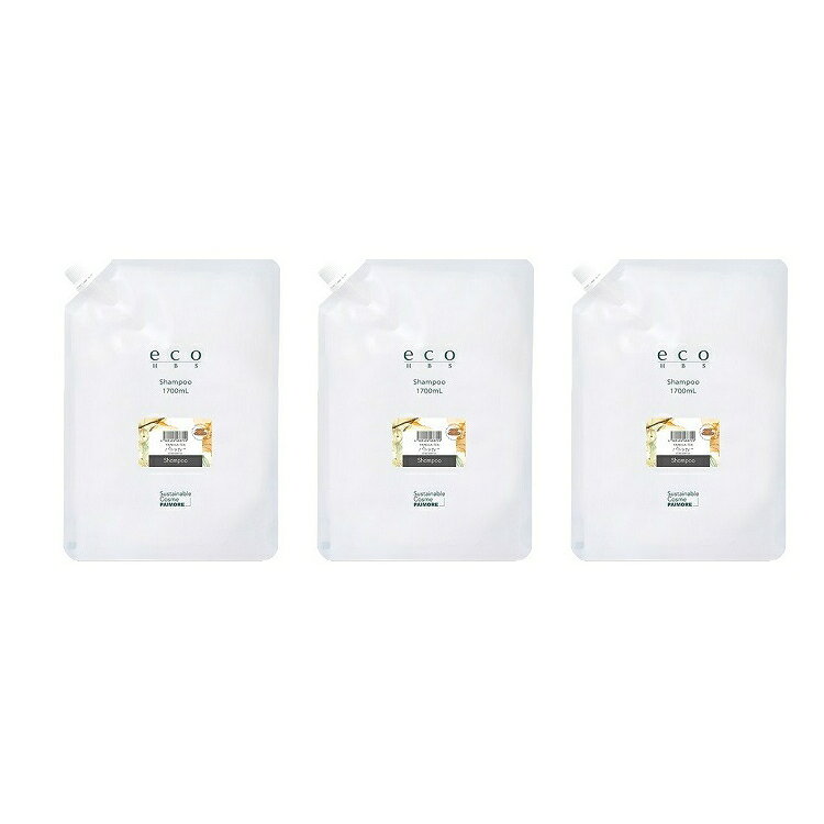 乐天商城 - パイモア eco HBS エコエイチビーエス シャンプー 1700ml バニラティー ×3　【3個セット】