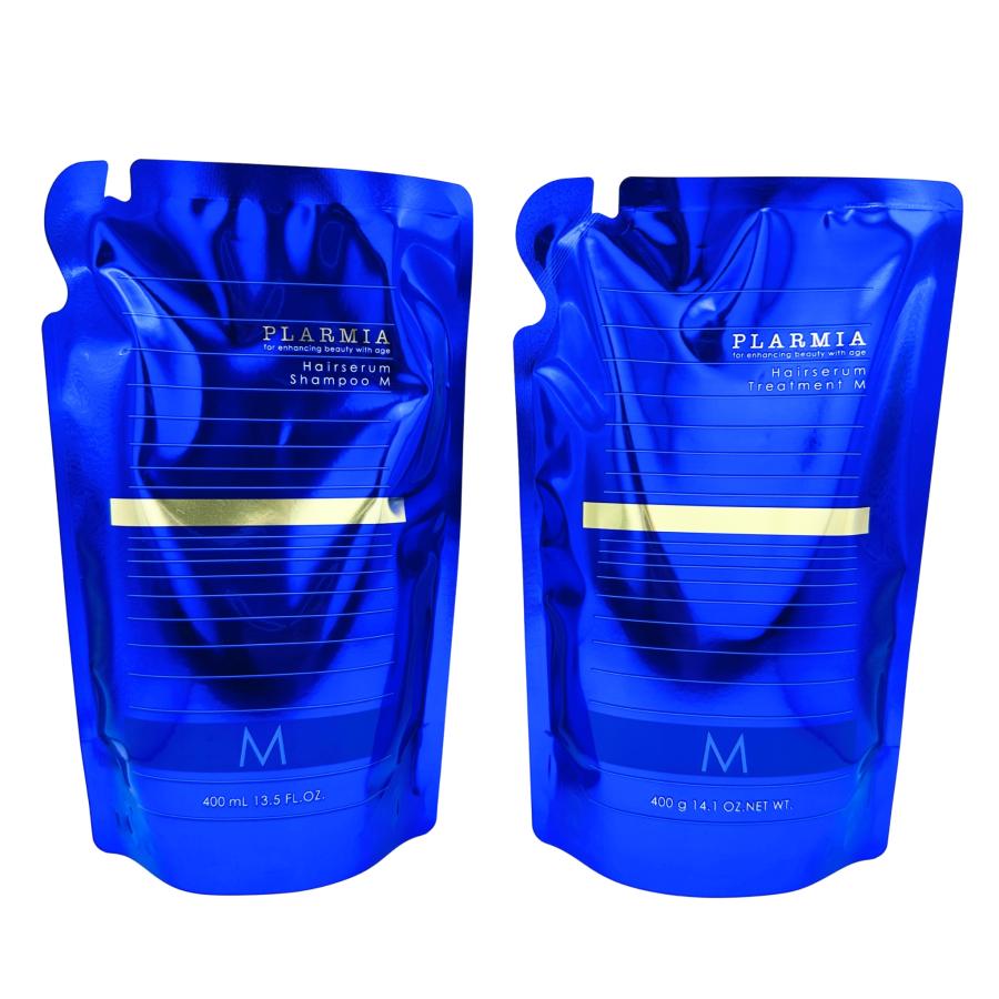 樂天商城 - ミルボン　プラーミア　ヘアセラムシャンプーM＆トリートメントM　400ml+400g