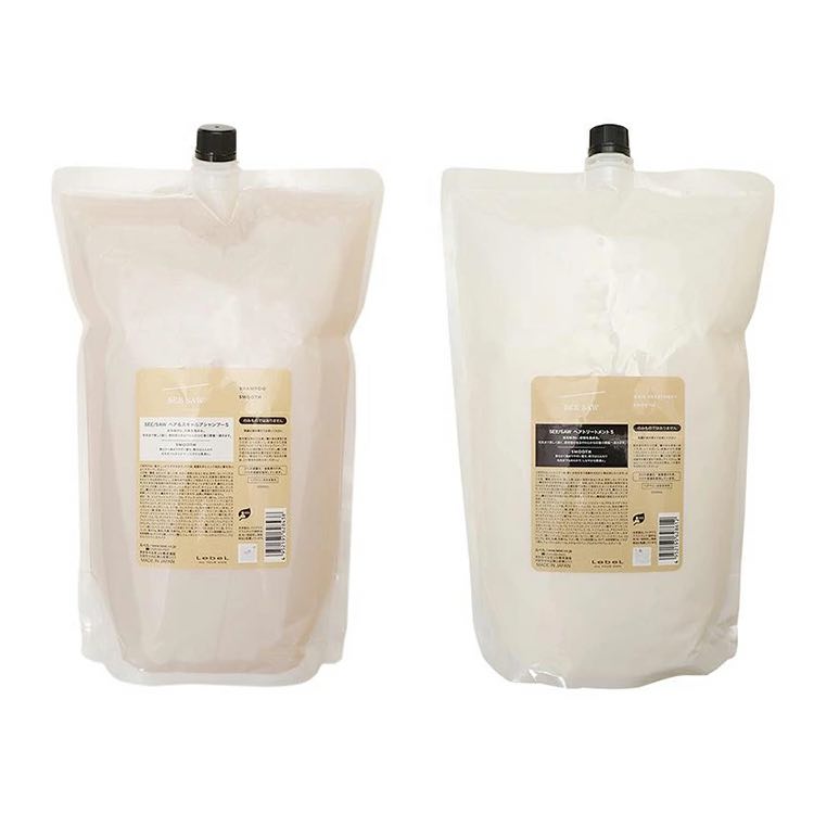 乐天商城 - 【アップデート】ルベル シーソー　SEE/SAW　 シャンプー S（スムース）2500ml 　+　ヘアトリートメント S（スムース）2500g　レフィルセット