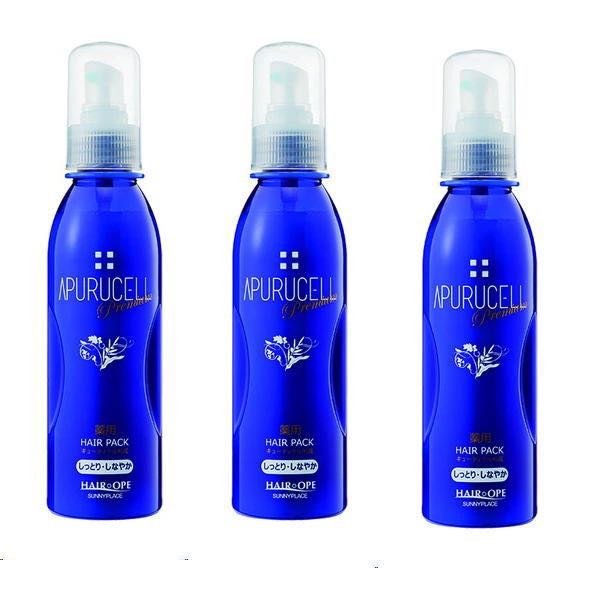 樂天商城 - サニープレイス アプルセルプレミアム 薬用ヘアパック しっとり 165ml　×3【3本セット】