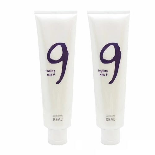 【2本セット】リアル化学 ルシケア スタイリングミルク 9 140g　×2