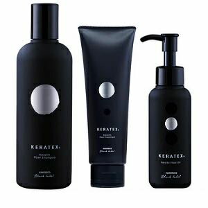 HAHONICO ハホニコ ケラテックス ファイバー シャンプー 300ml + トリートメント 250g + オイル 100ml(4.0)