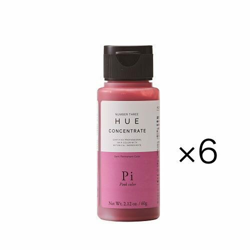 樂天商城 - ナンバースリー ヒュウ コンセントレート Pi ピンク 60g　×6