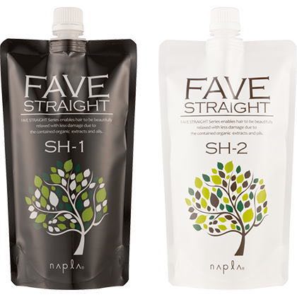 ナプラ napra フェーブ ストレート SH 1剤 400g + 2剤 400g