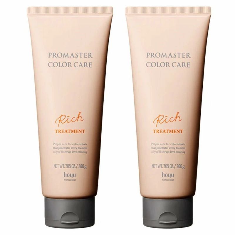 ホーユー hoyu プロマスター カラーケア リッチ ヘアトリートメント 200g ×2