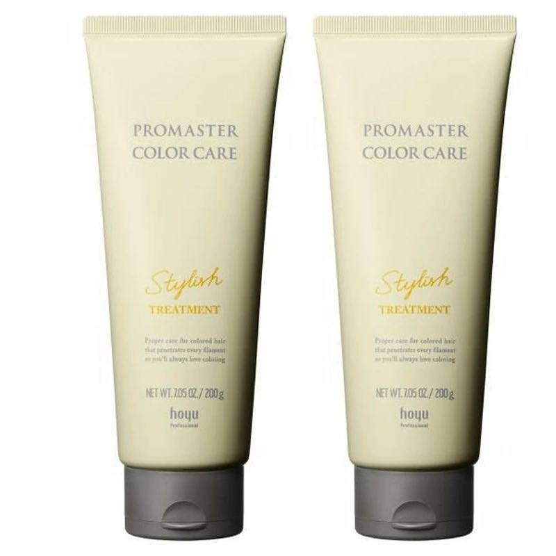 ホーユー hoyu プロマスター カラーケア スタイリッシュ ヘアトリートメント 200g ×2