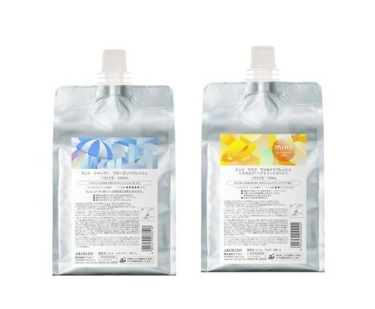 樂天商城 - ARIMINO アリミノ ミント 2026 フローズンリフレッシュ シャンプー1000ml + マスクマイルドリフレッシュ1000gセット