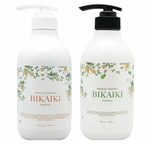 乐天商城 - メセナ 美回帰 BIKAIKI ビカイキソープ SD 500ml + ビカイキトリートメント 500ml