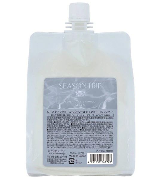 乐天商城 - ミアンビューティー シーズントリップ 　スーパークールシャンプー550ml　レフィル