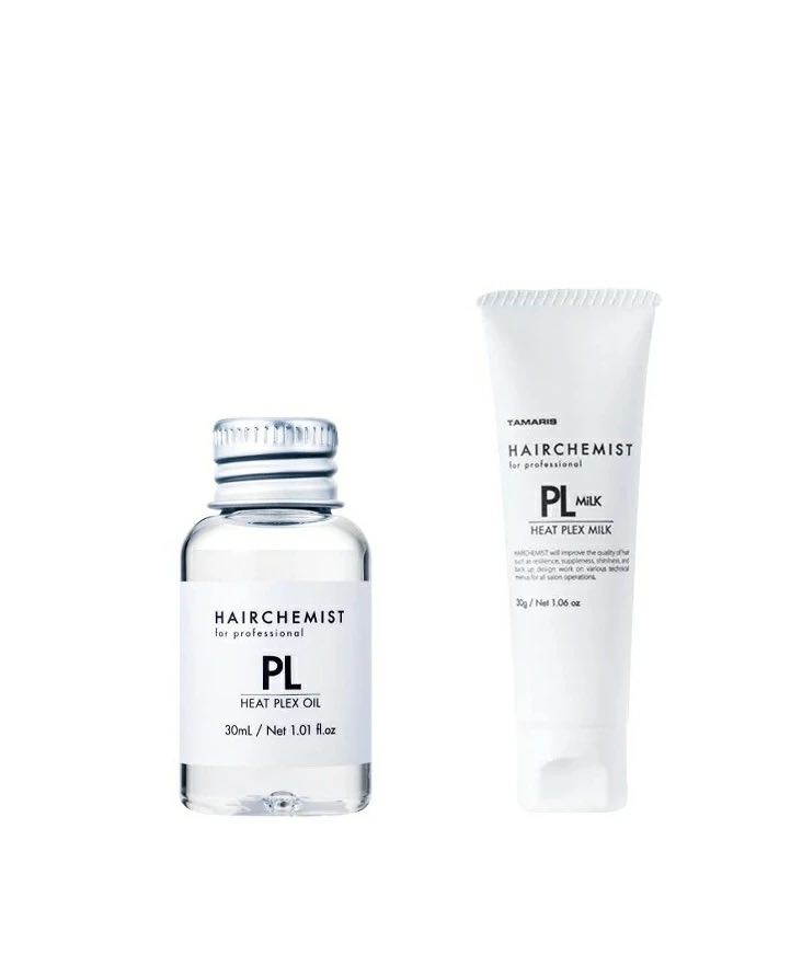 タマリス ヘアケミストヒートプレックス オイル 30mL + ヒートプレックス ミルク 30g お試し/トラベル/ セット