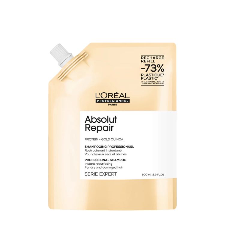 ロレアルプロフェッショナル アブソルートR．ゴールドシャンプー　500mL　レフィル
