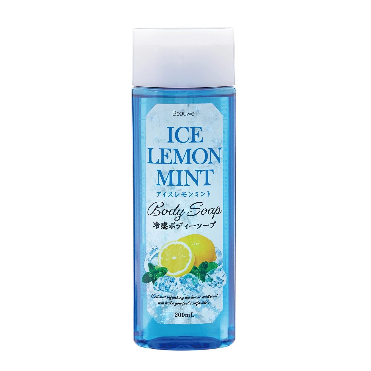 樂天商城 - ビューウェル 冷感ボディーソープ アイスレモンミント200ml
