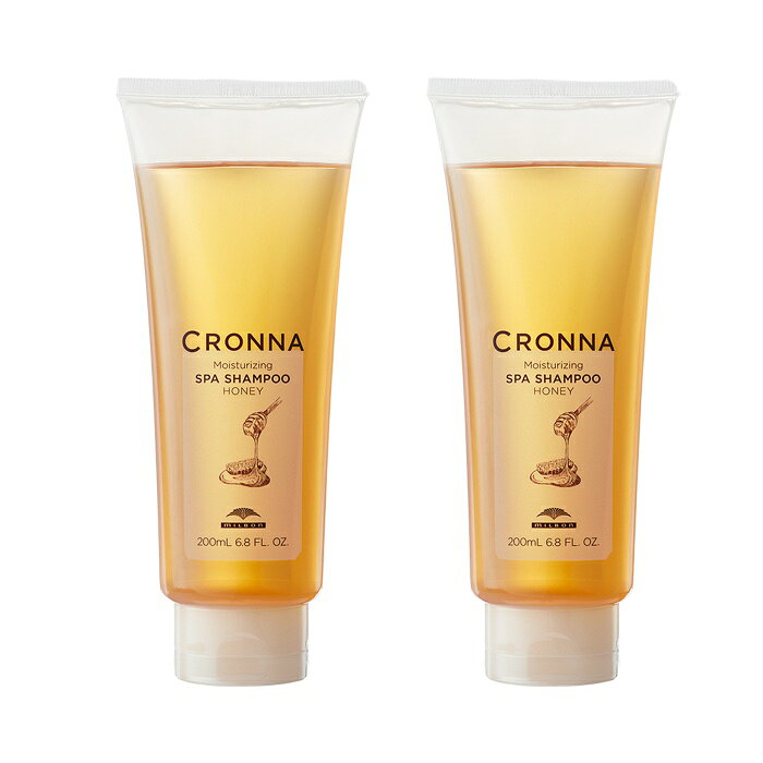 ミルボン クロナ CRONNA モイスチュアライジング スパシャンプー ハニー 200mL　×2 【2個セット】