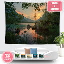 800円OFFクーポン タペストリー 森のタペストリー 景観タペストリー 寝室 自然風景 落ち葉 樹木 ストリーム 森林 日光 防水 部屋 アパート さわやか ...