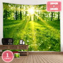 800円OFFクーポン タペストリー 自然の風景の壁掛け 風景画タペストリー アパート 樹木 落ち葉 自然風景 ストリーム 太陽 森林 取り外し可能 寝室 アパ...
