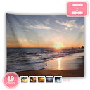 500円OFFクーポン タペストリー インテリア 海 砂浜 太陽 青空 夏 風景 景色 おしゃれ 洗える プレゼント 西海岸 インスタ映え 背景 気分 インテリ...