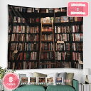 800円OFFクーポン タペストリー 本棚 図書館 古典 おしゃれ 落ち着く プレゼント サプライズ クラシック 背景 気分 インテリア 壁掛け 壁飾り 暖簾 ...