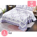 1000円OFFクーポン 花柄 ベッドカバー 3点セット ベッドスプレッド 寝具カバーセット 綿100% 枕カバー1枚 上品な雰囲気へ おしゃれ 多機能 インテリア マルチカバーソファー こたつ布団 抗菌 防臭 通気 吸湿 ホテル仕様 おしゃれ 北欧 洗える YJSO