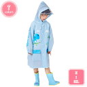 1000円OFFクーポン レインコート キッズ ランドセル対応 可愛い レインポンチョ 男の子 女の子 軽量 撥水 梅雨対策 おしゃれ レインウェア 合羽 カッ...