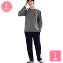 1000円OFFクーポン パジャマ メンズ ルームウエア 前開き 長袖 部屋着 春秋冬用 敏感肌 上下セット あったか 吸湿 保温 四季通用 無地 柄 部屋着 ...