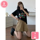 1000円OFFクーポン 綿麻ハーフパンツ レディース ボトムズ リネンパンツ ワイドパンツ ウェストゴム 五分丈 ルームウェア ルームパンツ ハイウエスト リネン ズボン 部屋着 女の子 ショートパンツ リネン混 夏 パンツ 綿麻 ワイド 大きいサイズ YJSO